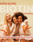 Rosemary Mint & Biotin Hair Growth Serum Formulated With Biotin, Hyaluronic Acid, Baobab Protein, Rosemary, Mint & Other 22+ Natural Herbs and Extracts Combat Hair Loss and Promote Hair Growth 60 ml