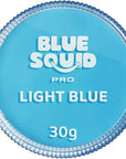 Blue Squid Face Paint Water Based Single Cake Professional Face Paint & Body Paint - Water Activated, Kids Adults Face Painting for Costume, Halloween Makeup, Cosplay - Light Blue Face Paint 30g