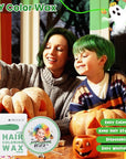 Temporary Green Hair Color Wax for Kids, Women Men Colored Hair Styling Mud, Washable Style Dye for Girls Boys Teens, DIY Instant Hair Coloring Gel Cream for Cosplay Halloween Children's Day