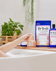 Dr Teal's Pink Himalayan Salt Body Scrub, Restore & Replenish with Pure Epsom Salt & Essential Oils, 16 oz (Pack of 3)