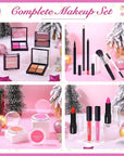 Makeup Advent Calendar 2025, 24 Days Christmas Gift Makeup Sets For Women Teen Girl, 2025 Xmas Countdown Calendar Cosmetics Holiday Surprise Make Up Gift Kits for Women Full Kit
