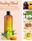 NEW Recovery After Sun Gel with Aloe Vera - For Skin & Face with Instant Sunburn Relief. Unlike Regular Aftersun Lotion, Ours Is Made From Freshly Cut Texas Aloe. With Mango & Chamomile (12 Fl Oz)