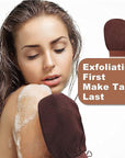 Self Tanner Mitt Applicator - 4 Pack Self Tanning Mitt with Self Tanning Glove for Self Tan Mitt, Back Applicator, Mini Self Tan Glove, Exfoliating Mitt, Tanning Mitts Self Tanner Glove