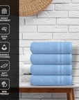 Infinitee xclusives blue hand towels