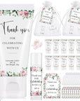 12 Sets Thank You Gifts Mini Sunscreen and Sunscreen Lip Balms Travel Size Thank You Gifts for Weddings Baby Shower Favors Supplies(Wedding)