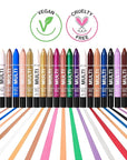 wet n wild Color Icon Cream Eyeshadow Multi-Stick, Moisturizing, Nourishing Velvety Cream-to-Powder Buildable & Blendable Formula, Cruelty-Free & Vegan - Peachy Crush (Pack of 2)