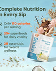 310 Nutrition All-In-One Meal Replacement Shake Powder - Plant-Based Protein Smoothie Blend w/High Fiber, Probiotics & Adaptogens - Low Carb, Vegan, Keto & Paleo Friendly - Vanilla Creme - 14 Srv