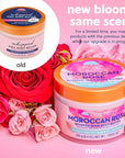 Tree Hut Moroccan Rose Whipped Shea Body Butter, 8.4oz, Lightweight, Long-lasting, Hydrating Moisturizer with Natural Shea Butter for Nourishing Essential Body Care