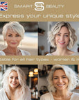 Smart Beauty Platinum Blonde Hair Dye Permanent, with Plex Anti-Breakage Technology that Protects Rebuilds Restores Hair Structure, Permanent Hair Colour, Bleach Hair Dye, Vegan, Cruelty Free