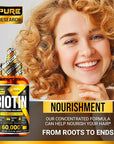 PURE RESEARCH Biotin & Collagen 60,000mcg Hair Growth Liquid Drops, Supports: Strong Nails, Glowing Skin, Healthy Hair Growth, More Absorption Than Capsules & Pills (4Fl Oz)
