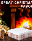 50 Pcs Christmas Peppermint Lip Balms Supplies