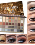 UCANBE Nude Eyeshadow Makeup Palette, 40 Color Matte Shimmer Glitter Eye Shadow, Neutral Black Dark Grey Smoky Make Up Pallet Highly Pigmented Long Lasting Waterproof