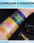 MAKI YIKA Liquid Eyeshadow Chameleon Metallic Eyeshadow Color Shifting Highly Pigmented Long Lasting With No Creasing Multichrome Eye Topper Glitters (#4 Sunrise)