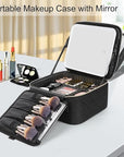 Relavel travel makeup bag with