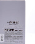 MRS. MEYER'S CLEAN DAY Dryer Sheets, Lavender, 80 ct