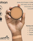 Mehron Makeup Paradise Makeup AQ Pro Size | Stage & Screen Performance, Face & Body Painting, Beauty, Cosplay, and Halloween | Water Activated Face Paint, Body Paint 1.4 oz (40 g) - Felou