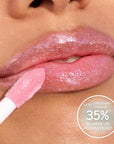 Covergirl Clean Fresh Yummy Plumper Lip Gloss, 740 Blingtastic, Shiny, Vegan Formula, Easy to Apply, Minty Flavor, 0.33oz
