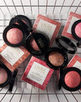 LAURA GELLER NEW YORK Baked Blush-n-Brighten Marbleized Blush for Cheeks - Pink Grapefruit - Satin Finish - Buildable Color