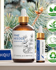 HIQILI 100ML Pine Essential Oil,100% Pure Natural Premium Quality, for Diffuser Skin Candle Making - 3.38 Fl Oz