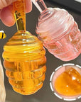 Honey Lip Oil Set, 2pcs Moisturizing Cute Lip Gloss Gift Set, Jelly Honey Lip Oil Gloss, Colorless Lip Care Oils For Very Dry Lips, Plumping & Hydrating Lip Glow Oil Lip Care Products