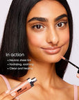 Frilliance Lip Duo Moisturizing Natural Lip Gloss Crystal Clear, Neutral Bliss, Cruelty Free Hypoallergenic All Skin Types