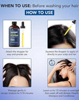 Botanic Hearth 100% Pure Rosemary Oil For Hair Growth Infused With Biotin, Jojoba & Castor Oil | Hair Oil Repairs Dry Damaged Hair, Strengthening, Healthier - Hair Tonic, 2.0 fl oz