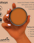 Mehron Makeup Paradise Makeup AQ Pro Size | Stage & Screen Performance, Face & Body Painting, Beauty, Cosplay, and Halloween | Water Activated Face Paint, Body Paint 1.4 oz (40 g) - Foxy