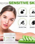 Organic Aloe Vera Lotion - Face & Body Moisturizing Cream with Natural Aloe Vera, Vitamin E Oil, Vitamin C, Retinol Cream, Shea Butter – Anti Aging Face Moisturizer for Women, Dry Skin (4 oz - 2pk)