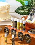 50 Sets Birthday Favors Lip Balm