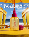 Coco & Eve Tan Boosting Anti-Aging Body Oil SPF20 - Tanning Accelerator Spray, UVA UVB Sun Protection | Moisturizing Outdoor Bronzing Enhancer with Natural Ingredients, Antioxidants (5.07 Fl Oz)