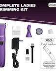 Wahl Pure Confidence Rechargeable Electric Trimmer, Shaver, & Detailer for Smooth Shaving & Trimming of The Face, Underarm, Eyebrows, & Bikini Areas – Model 9865-100