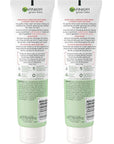 Garnier SkinActive Green Labs Hyalu-Melon Smoothing Milky Washable Cleanser with Hyaluronic Acid + Watermelon for Dehydrated Skin, Fine Lines, 2 Count (Packaging May Vary)