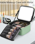 Relavel makeup bag with led
