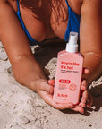 b.tan SPF 15 Deep Dry Spray Tanning Oil | Tropic Like It's Hot - Keeps Skin Hydrated & Hot from Grapefruit, Tangerine, Vitamins C, B5, E, A, 8 Fl Oz