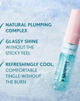 COVERGIRL Clean Fresh Yummy Plumper Lip Gloss, 900 It's Gold Outside, Shiny, Vegan Formula, Easy to Apply, Minty Flavor, 0.33oz