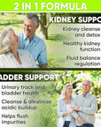 Kidney Cleanse Detox & Repair and Bladder Support- Kidney Support Supplement for Kidney Restore With Chanca Piedra,Cranberry, Juniper Berries for Kidney Detox and Bladder Health.60 Day Supply