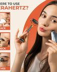 TeraRX® Terahertz Gua Sha & Facial Roller Set – 100% Authentic Terahertz Stone Face Roller to Reduce Puffiness, Improve Wrinkle Lines & Relieve Facial Tension – Perfect for Eye Massage and Relaxation