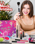 Makeup Advent Calendar 2025 Teen Girls Women Beauty Countdown Calendar Christmas Gifts for Women Teen Girl Trendy Stuff Unique Makeup Set Gifts Mascara Lipstick Blush Eyebrow Gel Eyeshadow