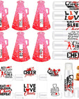 60 Pcs Cheerleading Lip Balm Bulk