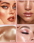 3PCS Polvo De Hadas Highlighter Glitter Stick Body