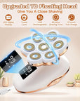 Electric Razors for Women, 7D Electric Shaver for Women, 5 in 1 Lady Shavers, Wet/Dry Bikini Trimmer, Rechargeable Facial Hair Removal, Painless Face Razor for Arms Legs Armpit Pubic Area