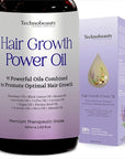 Rosemary Oil With Black Castor, Batana, Lavender, Coffee, Coconut, Argan, Avocado, Olive, Almond & Parsley Seed Oil, 11 Oils Infused for Ultimate Hair Growth & Care for Stronger, Thicker Hair