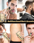 Professional Hair Trimmer Hair Clippers for Men, Nose Hair Trimmer Men's Shaver Set,Cordless T-Blade Beard Trimmer Barber Clippers,Electric Foil Shavers Razor for Men Haircutting Kit