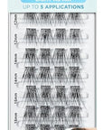 Ardell Seamless Light-as-Air Underlash Extensions Refill Kit - DIY Lash Clusters, Eyelash Extension, Customizable & Lightweight, Natural Look Lashes, 1-Pack