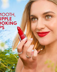 COVERGIRL Clean Lip Color, Adorned, Satin Finish, Squalane, Avocado & Aloe, Carmine-Free, Non-Drying, 0.12oz