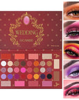 UCANBE Eyeshadow Makeup Palette, 36 Color Matte Shimmer Glitter Eye Shadow Highlighter Contour Blush Powder, High Pigmented Long Lasting Waterproof Pallet for Weddings, Celebrations & Daily Use