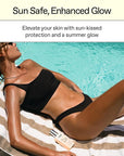 Everyday Humans SPF30 Sheer Body Glow Oil with Gold Mica | Sun Glazed Hydrating UV Protection Vegan Cruelty Free 5.1 Fl Oz | Bergamot, Squalane, Jojoba Seed Oil | UVA/UVB Broad Spectrum Protection…