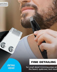 Wahl Pro Series® Rechargeable Eyebrow, Ear & Nose Hair Trimmer for Men – Painless DualTech® Eyebrow Trimmer & Facial Hair Removal Device – Model 3025656