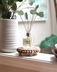 HomeWorx Reed Diffuser Set, Autumn Pumpkin Patch - Scented Oil Reed Stick Diffuser (Heirloom Pumpkin, Fresh Ginger, Red Apple & Cinnamon Sugar) - Long-Lasting Scent Fragrance Oil