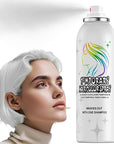 Silver White Temporary Hair Color Spray - Gentle Formula, Washable & Non-Sticky | Instant Hair Dye Alternative for Adults | Halloween, Costume, Party Makeup, 150ml